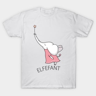 Do you love puns and puns? Then the funny elephant is perfect as a fairy. T-Shirt